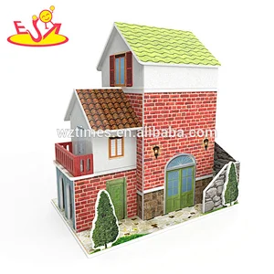 2018 Neues Design-Set für kreatives Puppenhaus-Färbetätowerkit für Kinder W06A282