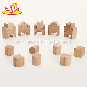 2018 Großhandel Kinder Holzspielzeug geometrische Formen Top Mode Kinder Holzspielzeug geometrische Formen W14N003