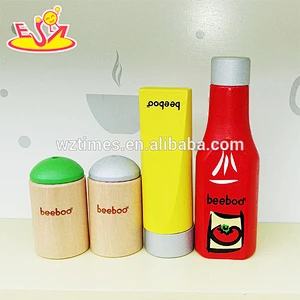 wholesale white wooden kids pretend kitchen with high quality W10C228