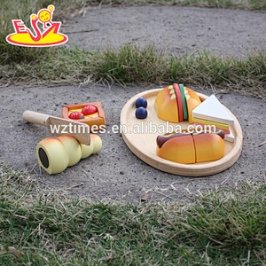 2018 wholesale wooden food toys for kids kitchen wooden food toys for kids funny wooden food toys for kids W10B158