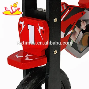 Wholesale new design long wooden balance bike for toddlers W16C152