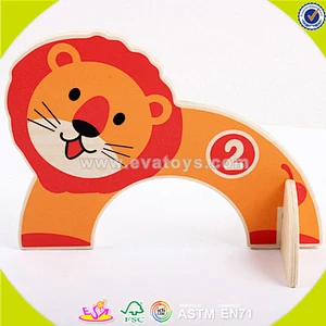 wholesale new cute kids wooden golf toy,Lovely animal design wooden golf toy,Top quality funny wooden golf toy W01A066