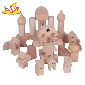 2019 High quality 52PCS educational wooden building toys for boys W13A153
