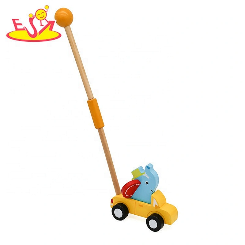 New hottest foldable wooden stand and push toy for baby W05A027