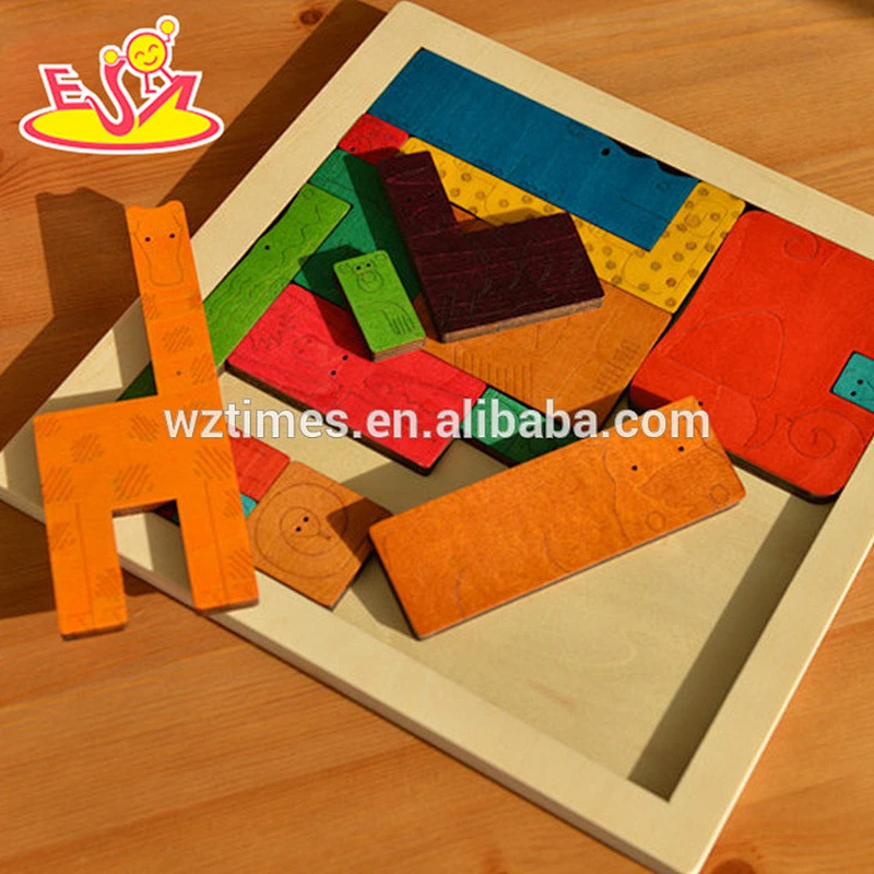 Wholesale educational wooden multi-layer puzzle toy for children W14A147