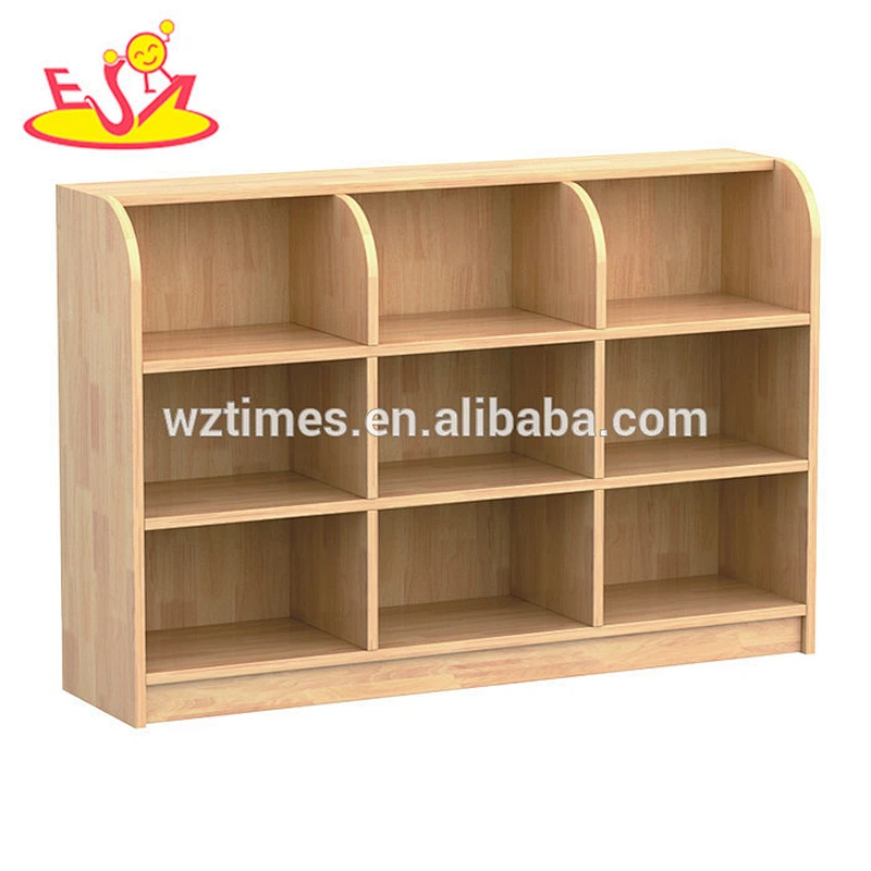 Wholesale delicate kindergarten toy,elegant wooden storage furniture, high quality bedroom wooden storage furniture W08C205