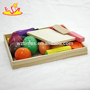 wholesale fashion popular children wooden cut fruit toy for sale W10B173