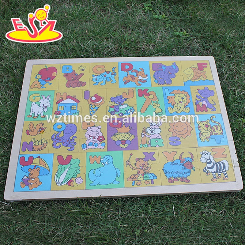 wholesale baby wooden puzzle jigsaw for education W14C241