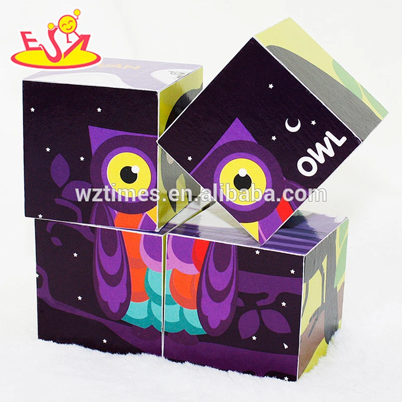 Hölzerne Puzzles 3d der preiswerten Kinder der Kinder für Bildung W14F049