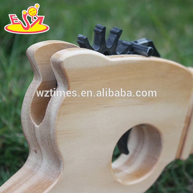 wholesale hottest sale baby wooden toy gun cheap kids wooden toy gun W02A097