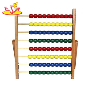 Top fashion montessori wooden abacus toy for kids W12F108