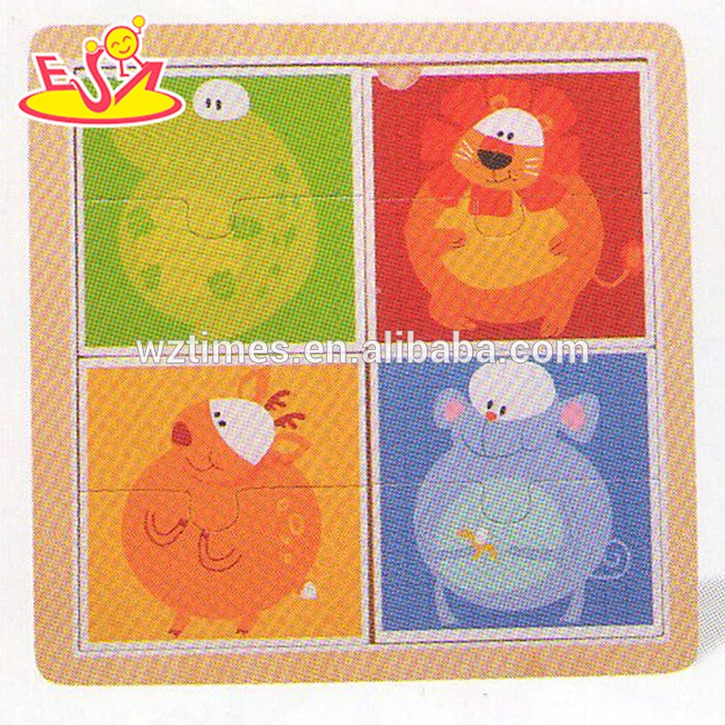 wholesale baby wooden puzzle fashion kids wooden puzzle cheap wooden puzzle W14A114