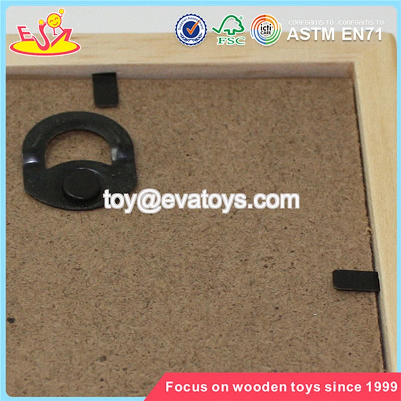Wholesale home decoration baby wood photo frame top selling wood photo frame W09A025