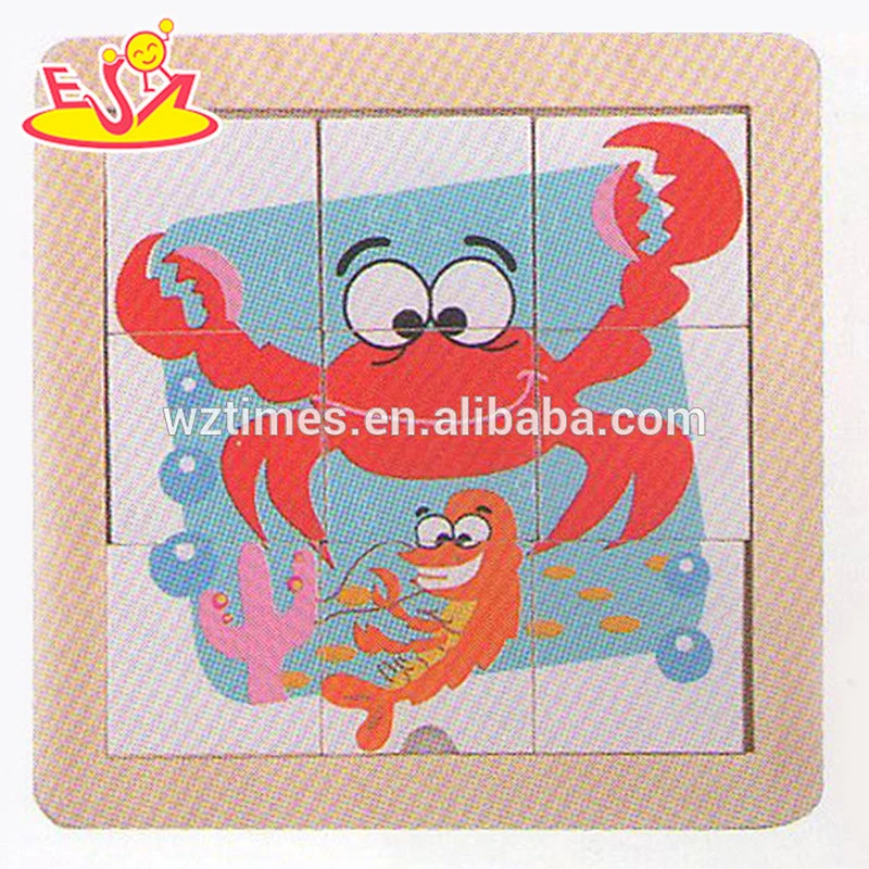 wholesale funny kids wooden fish puzzle toy popular children wooden fish puzzle toy W14C203