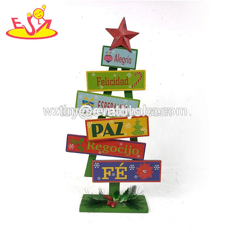 2018 Wholesale fashion mini home decor high quality wooden decorations for sale W09D054