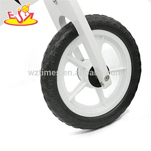 New design tiger style wooden toddler push bike for walking learning W16C204