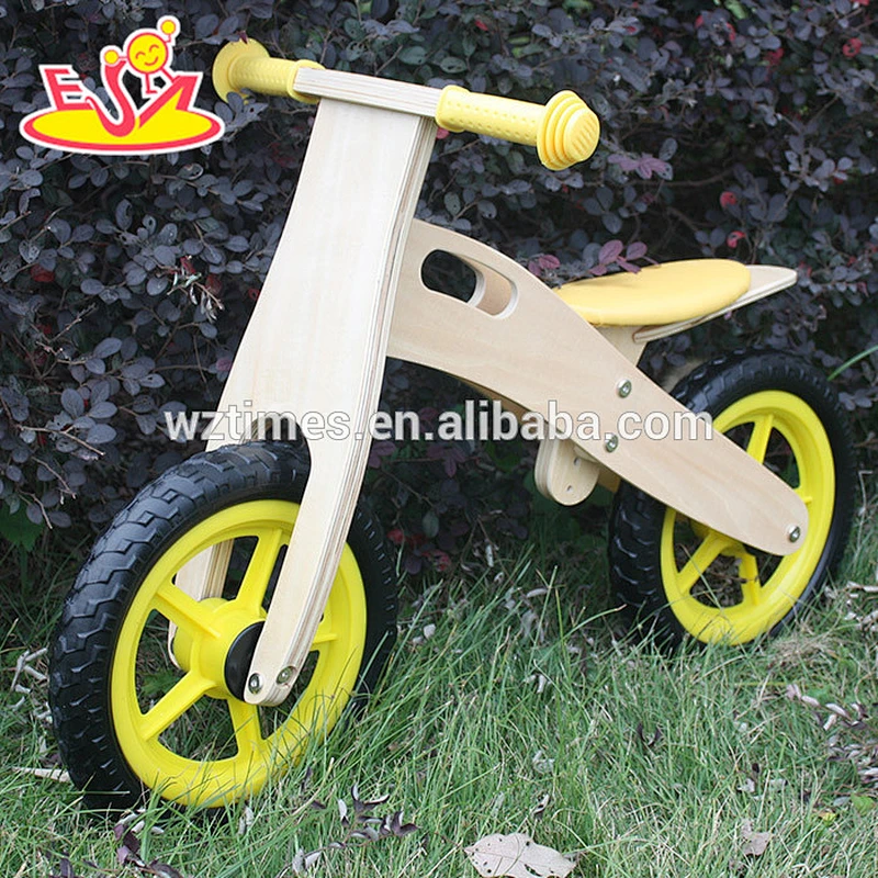 wholesale high quality wooden kid bicycle hot sale wooden kid bicycle W16C134