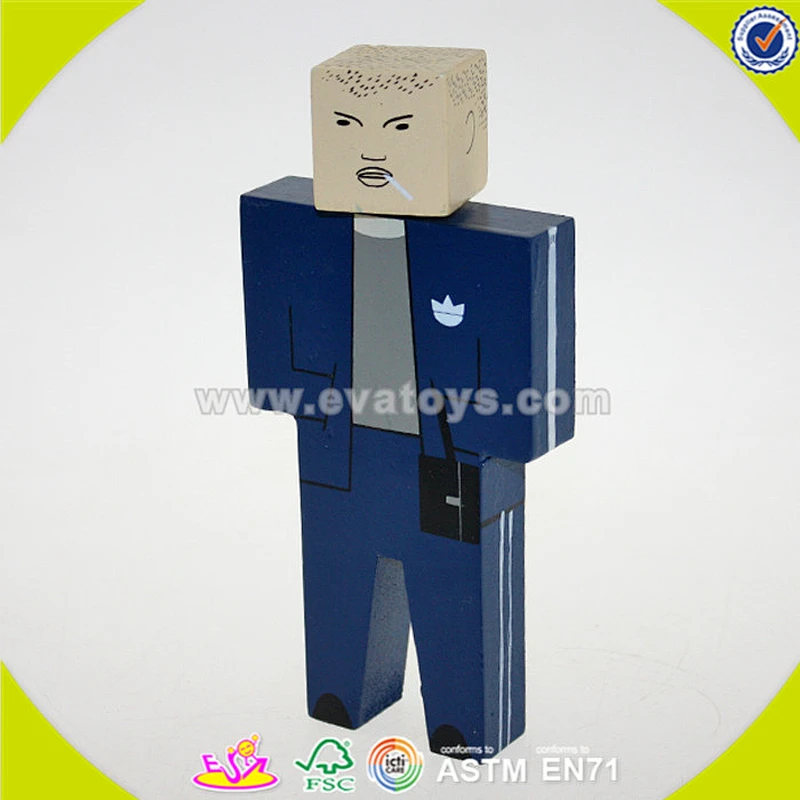 wholesale cheap baby toy wooden puppet best sale children toy wooden puppet W06D060