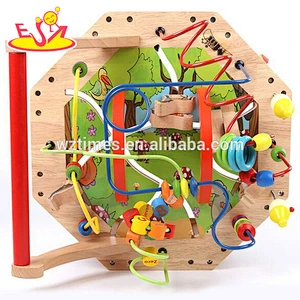 wholesale top quality wooden baby walker wheels cheap outdoor wooden baby walker wheels W16E056