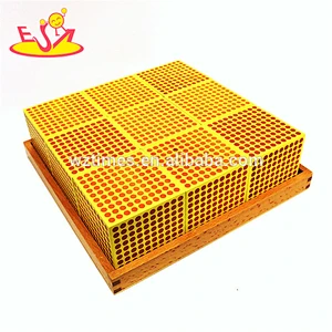 2018 New design toddlers preschool wooden montessori toys for 3 year old W12F003