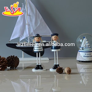 2018 New design wooden handcrafted doll children wooden handcrafted doll baby wooden handcrafted W02A154