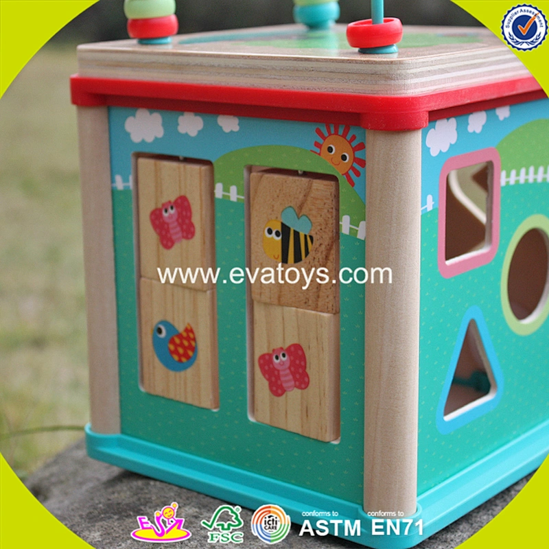 2018 New design wooden beads box educational wooden beads box unique wooden beads box W11B133