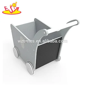 2018 New Original Design elephant wooden baby walking toys for indoor learning walker W16E097