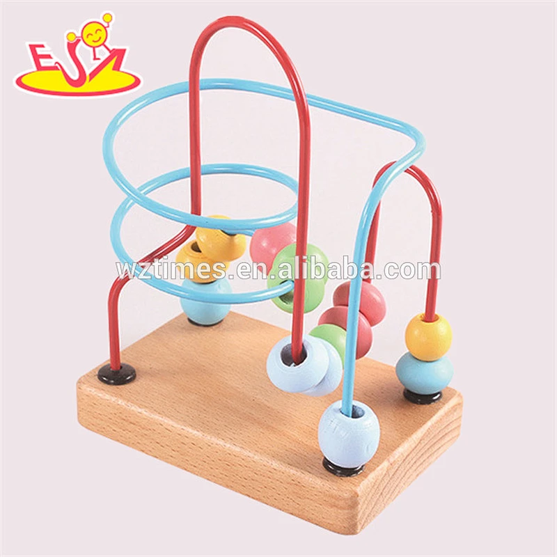 2018 venta al por mayor niños pequeños juguete de madera laberinto de bolas nuevo diseño niños juguete de madera laberinto de bolas mejor niños juguete de madera laberinto de bolas laberinto W11B135