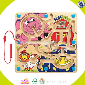 wholesale baby wooden toy maze popular kids wooden toy maze top fashion children wooden toy maze W11H012