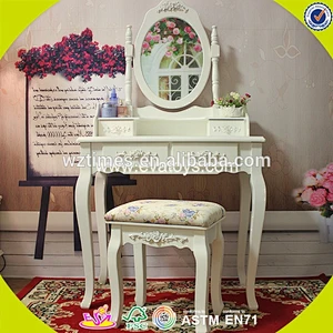 wholesale high quality children wooden dressing table mirror newly fashionable kids wooden dressing table mirror W08H024