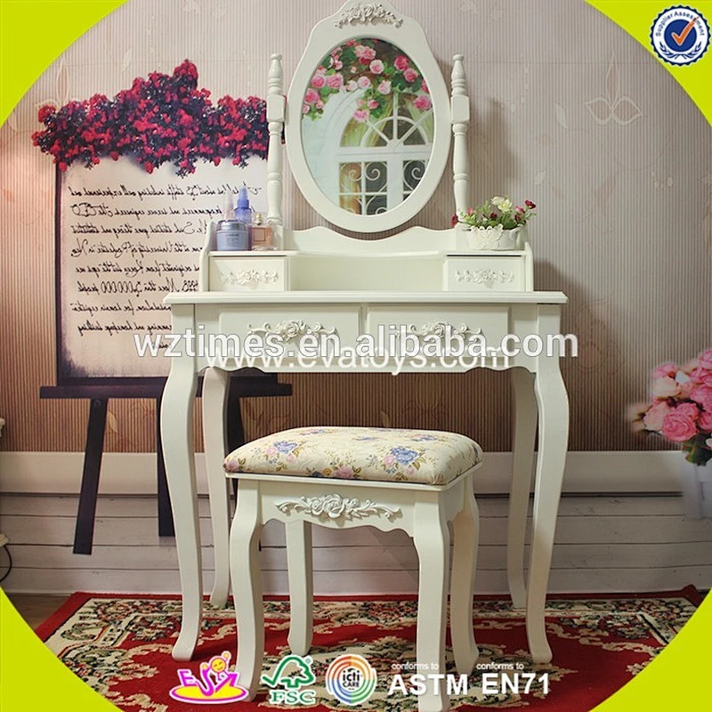 wholesale high quality children wooden dressing table mirror newly fashionable kids wooden dressing table mirror W08H024