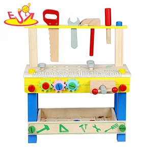 2018 Großhandel einfach Design Werkzeug Plattform Spielzeug Holz Werkzeug Spielzeug für Kinder W03D096
