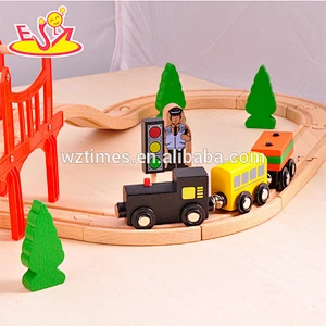 wholesale top fashion children wooden toy train for sale W04C049