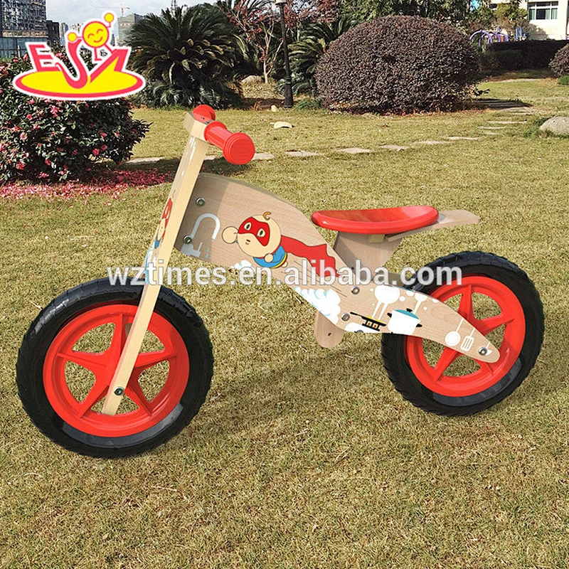 2018 Wholesale best design balance wooden children bicycle W16C176