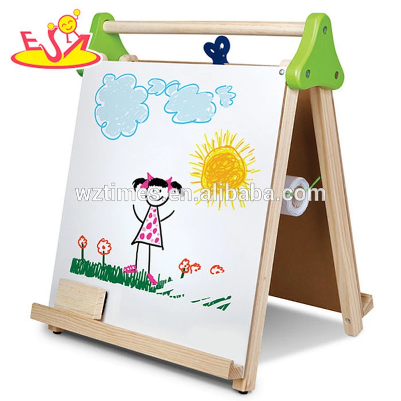 Wholesale Multi-function wooden Table Top Easel for kids W12B083