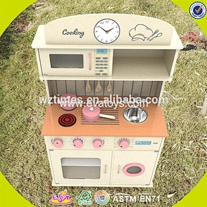 2018 Wholesale new style wooden kids play kitchen high quality wooden kids play kitchen best wooden kids play kitchen W10C270