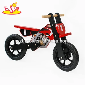 Wholesale new design long wooden balance bike for toddlers W16C152