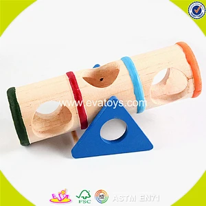 New design funny wooden pet seesaw for sale W06F028