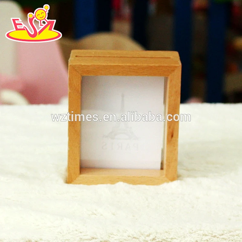 2018 wholesale kids wooden photo frame cheap baby wooden photo frame high quality children wooden photo frame W09A054