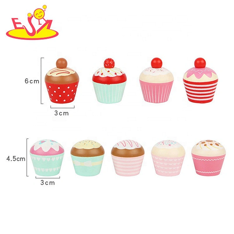 New arrival kids wooden ice cream play set for pretend play W10B333
