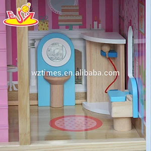 Beste Designmöbel Spielzeug aus Holz Puppenhaus spielen für Mädchen W06A163B