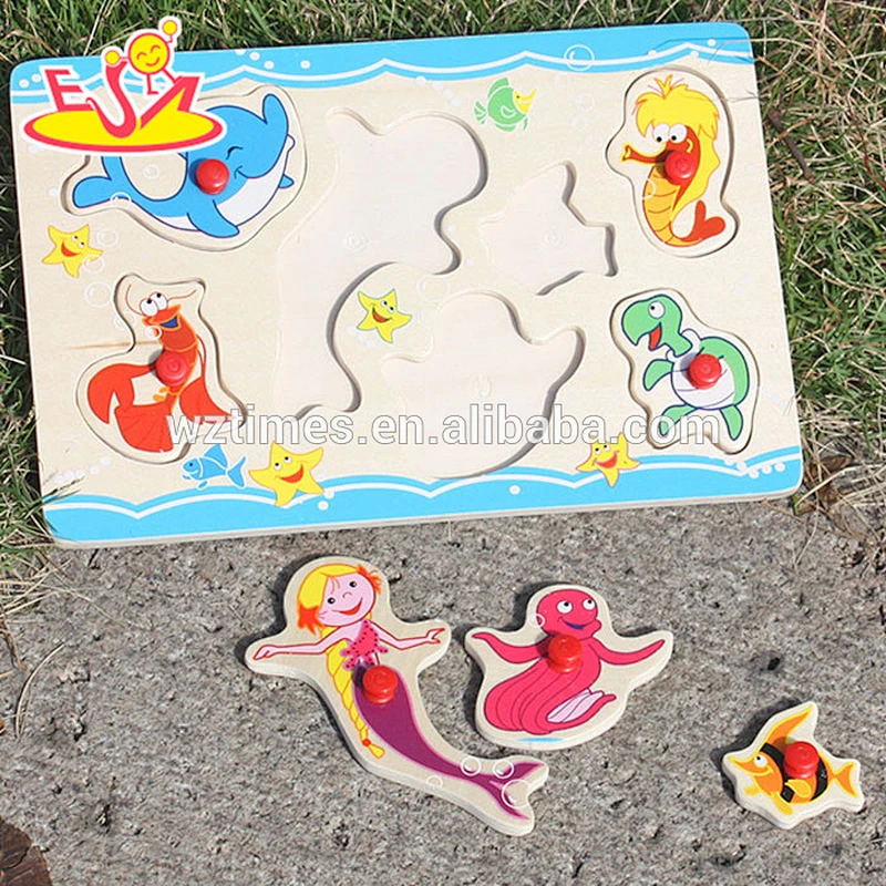 New fashion kids wooden 3d puzzle cheap children wooden 3d puzzle for education W14M085