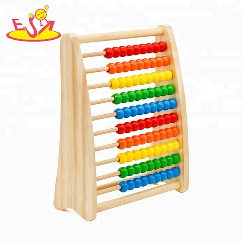 wholesale educational toys children wooden colorful abacus for sale W12A021