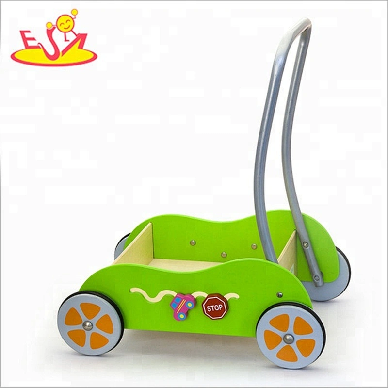 Wholesale early learning wooden mini baby walker for sale W16E001
