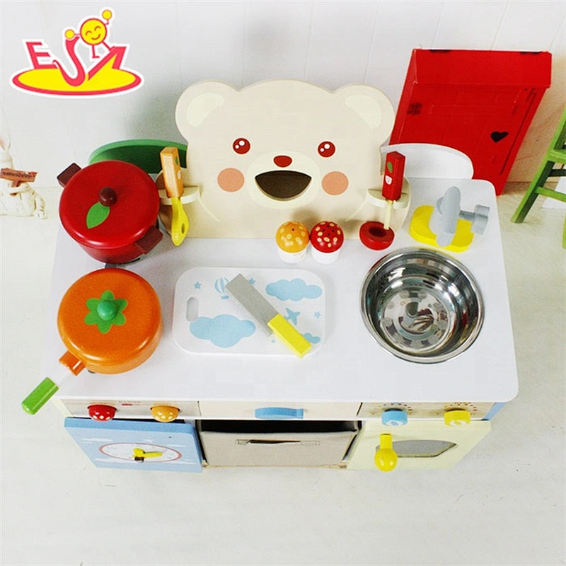 wholesale baby wooden kitchen sets toy for pretend play W10C146