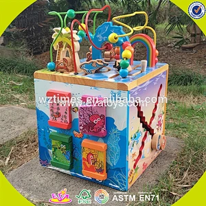 wholesale most popular baby wooden early education toy for sale W12D077