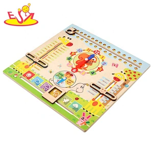 New arrival educational wooden my first calendar for kids W09F021