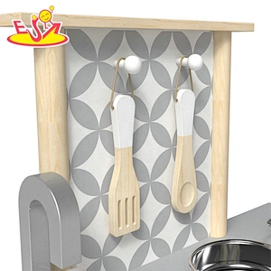 2019 New design boys stainless steel kitchen set toy for play W10C475C