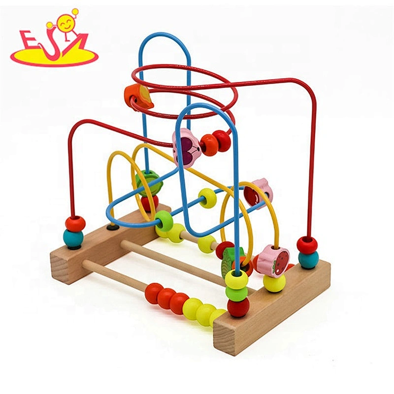 wholesale educational children wooden maze toy best sale baby wooden maze toy W11B098