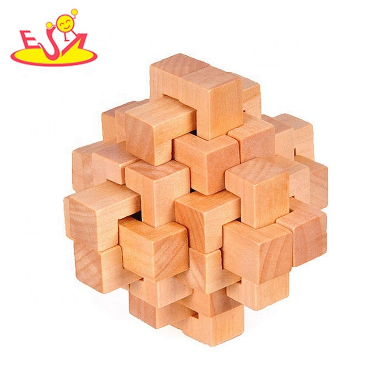 Wholesale most popular baby 3d wooden puzzle for sale W11C038